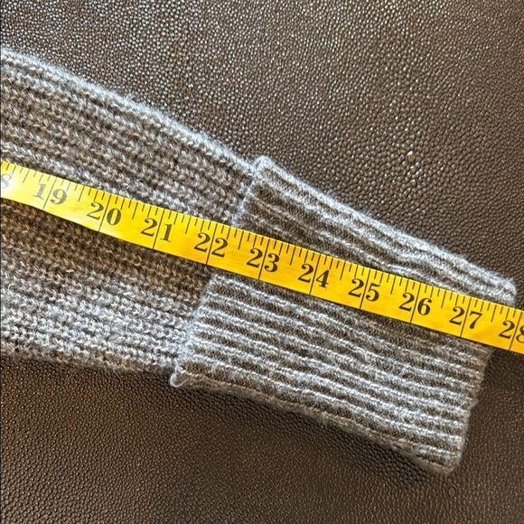 A Pea in the Pod Open Front Ribbed Gray Duster Cardigan size Small - Picture 10 of 10